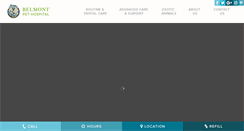Desktop Screenshot of belmontpethospital.com